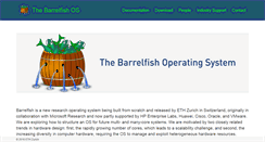 Desktop Screenshot of barrelfish.org