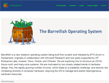 Tablet Screenshot of barrelfish.org